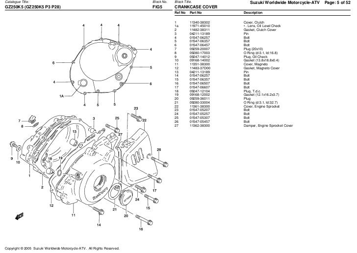 Suzuki T250 Manual