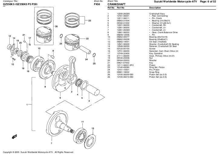 T250 parts manual