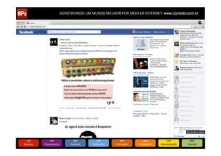 CONSTRUINDO UM MUNDO MELHOR POR MEIO DA INTERNET: www.conrado.com.br




   1ºP	
            2ºP	
             3ºP	
           4ºP	
           5ºP	
           6ºP	
              7ºP	
            8ºP	
  
Pesquisa	
     Planejamento	
      Produção	
     Publicação	
     Promoção	
     Propagação	
     Personalização	
     Precisão	
  
 