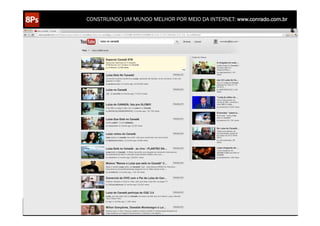 CONSTRUINDO UM MUNDO MELHOR POR MEIO DA INTERNET: www.conrado.com.br




   1ºP	
            2ºP	
             3ºP	
           4ºP	
           5ºP	
           6ºP	
              7ºP	
            8ºP	
  
Pesquisa	
     Planejamento	
      Produção	
     Publicação	
     Promoção	
     Propagação	
     Personalização	
     Precisão	
  
 