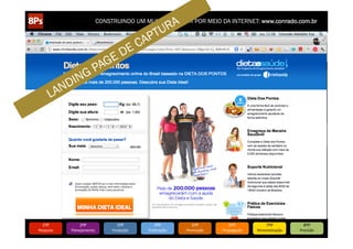 CONSTRUINDO UM MUNDO MELHOR POR MEIO DA INTERNET: www.conrado.com.br




   1ºP	
            2ºP	
             3ºP	
           4ºP	
           5ºP	
           6ºP	
              7ºP	
            8ºP	
  
Pesquisa	
     Planejamento	
      Produção	
     Publicação	
     Promoção	
     Propagação	
     Personalização	
     Precisão	
  
 