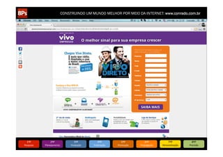 CONSTRUINDO UM MUNDO MELHOR POR MEIO DA INTERNET: www.conrado.com.br




   1ºP	
            2ºP	
             3ºP	
           4ºP	
           5ºP	
           6ºP	
              7ºP	
            8ºP	
  
Pesquisa	
     Planejamento	
      Produção	
     Publicação	
     Promoção	
     Propagação	
     Personalização	
     Precisão	
  
 