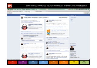 CONSTRUINDO UM MUNDO MELHOR POR MEIO DA INTERNET: www.conrado.com.br




   1ºP	
            2ºP	
             3ºP	
           4ºP	
           5ºP	
           6ºP	
              7ºP	
            8ºP	
  
Pesquisa	
     Planejamento	
      Produção	
     Publicação	
     Promoção	
     Propagação	
     Personalização	
     Precisão	
  
 