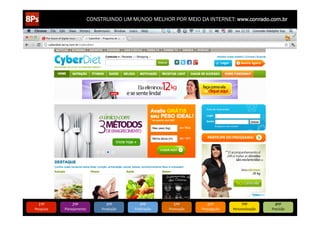 CONSTRUINDO UM MUNDO MELHOR POR MEIO DA INTERNET: www.conrado.com.br




   1ºP	
            2ºP	
             3ºP	
           4ºP	
           5ºP	
           6ºP	
              7ºP	
            8ºP	
  
Pesquisa	
     Planejamento	
      Produção	
     Publicação	
     Promoção	
     Propagação	
     Personalização	
     Precisão	
  
 