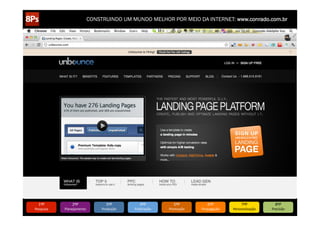 CONSTRUINDO UM MUNDO MELHOR POR MEIO DA INTERNET: www.conrado.com.br




   1ºP	
            2ºP	
             3ºP	
           4ºP	
           5ºP	
           6ºP	
              7ºP	
            8ºP	
  
Pesquisa	
     Planejamento	
      Produção	
     Publicação	
     Promoção	
     Propagação	
     Personalização	
     Precisão	
  
 