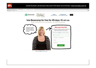 CONSTRUINDO UM MUNDO MELHOR POR MEIO DA INTERNET: www.conrado.com.br




   1ºP	
            2ºP	
             3ºP	
           4ºP	
           5ºP	
           6ºP	
              7ºP	
            8ºP	
  
Pesquisa	
     Planejamento	
      Produção	
     Publicação	
     Promoção	
     Propagação	
     Personalização	
     Precisão	
  
 