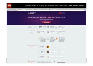 CONSTRUINDO UM MUNDO MELHOR POR MEIO DA INTERNET: www.conrado.com.br




   1ºP	
            2ºP	
             3ºP	
           4ºP	
           5ºP	
           6ºP	
              7ºP	
            8ºP	
  
Pesquisa	
     Planejamento	
      Produção	
     Publicação	
     Promoção	
     Propagação	
     Personalização	
     Precisão	
  
 