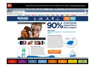 CONSTRUINDO UM MUNDO MELHOR POR MEIO DA INTERNET: www.conrado.com.br




   1ºP	
            2ºP	
             3ºP	
           4ºP	
           5ºP	
           6ºP	
              7ºP	
            8ºP	
  
Pesquisa	
     Planejamento	
      Produção	
     Publicação	
     Promoção	
     Propagação	
     Personalização	
     Precisão	
  
 