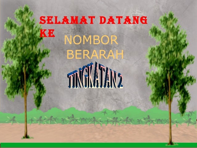 T2 bab 1 nombor berarah