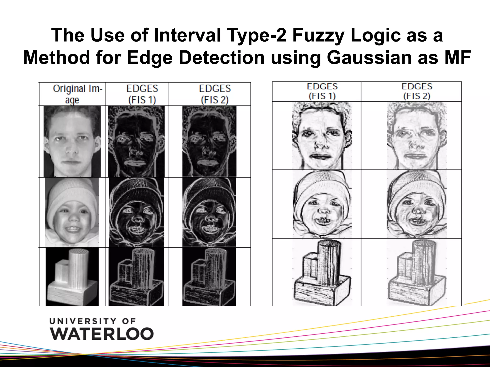 The Use of Interval Type-2 Fuzzy Logic as a
Method for Edge Detection using Gaussian as MF

 