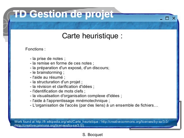 Gestion de projet TD 2 20142015 Master CERNO