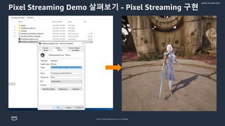 © 2022, Amazon Web Services, Inc. or its affiliates.
GAMES ON AWS 2022
Pixel Streaming Demo 살펴보기 - Pixel Streaming 구현
 