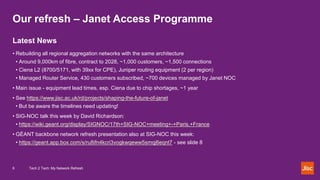 Tech 2 Tech - My network refresh | PPTX