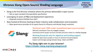 “Deploying Accelerated ML and AI: The Role of Khronos Open Standards ...
