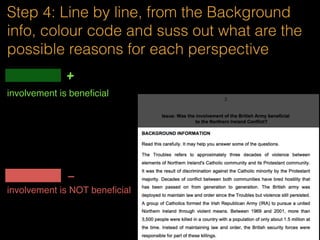 Step 1: What issue is this case-study
dealing with?
 