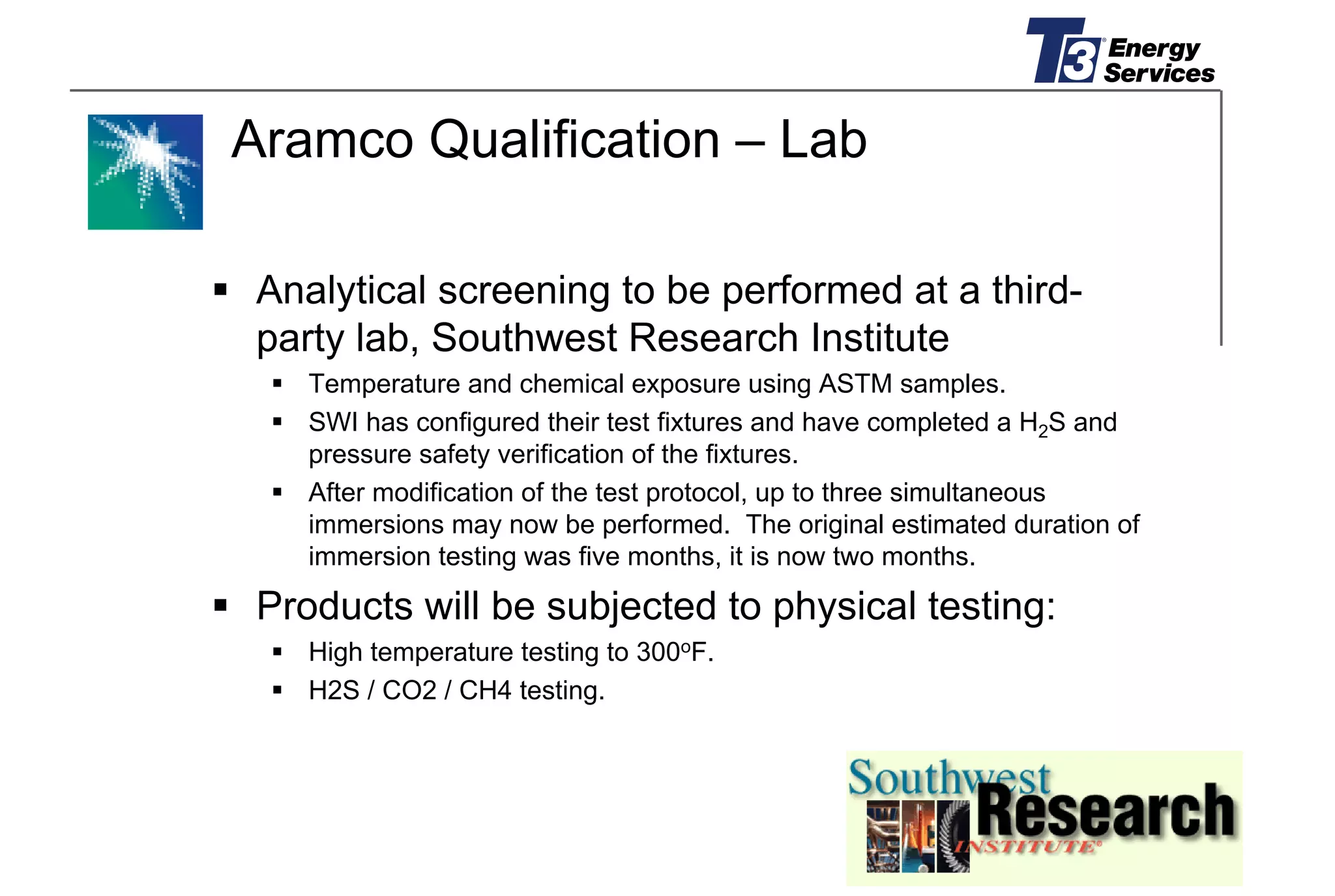 T3 EUROPEAN PRESENTATION