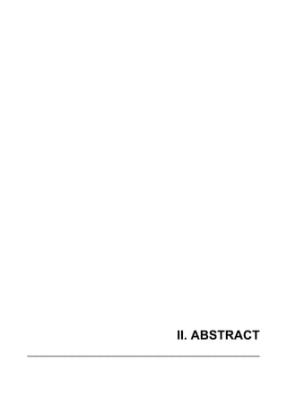II. ABSTRACT
 
