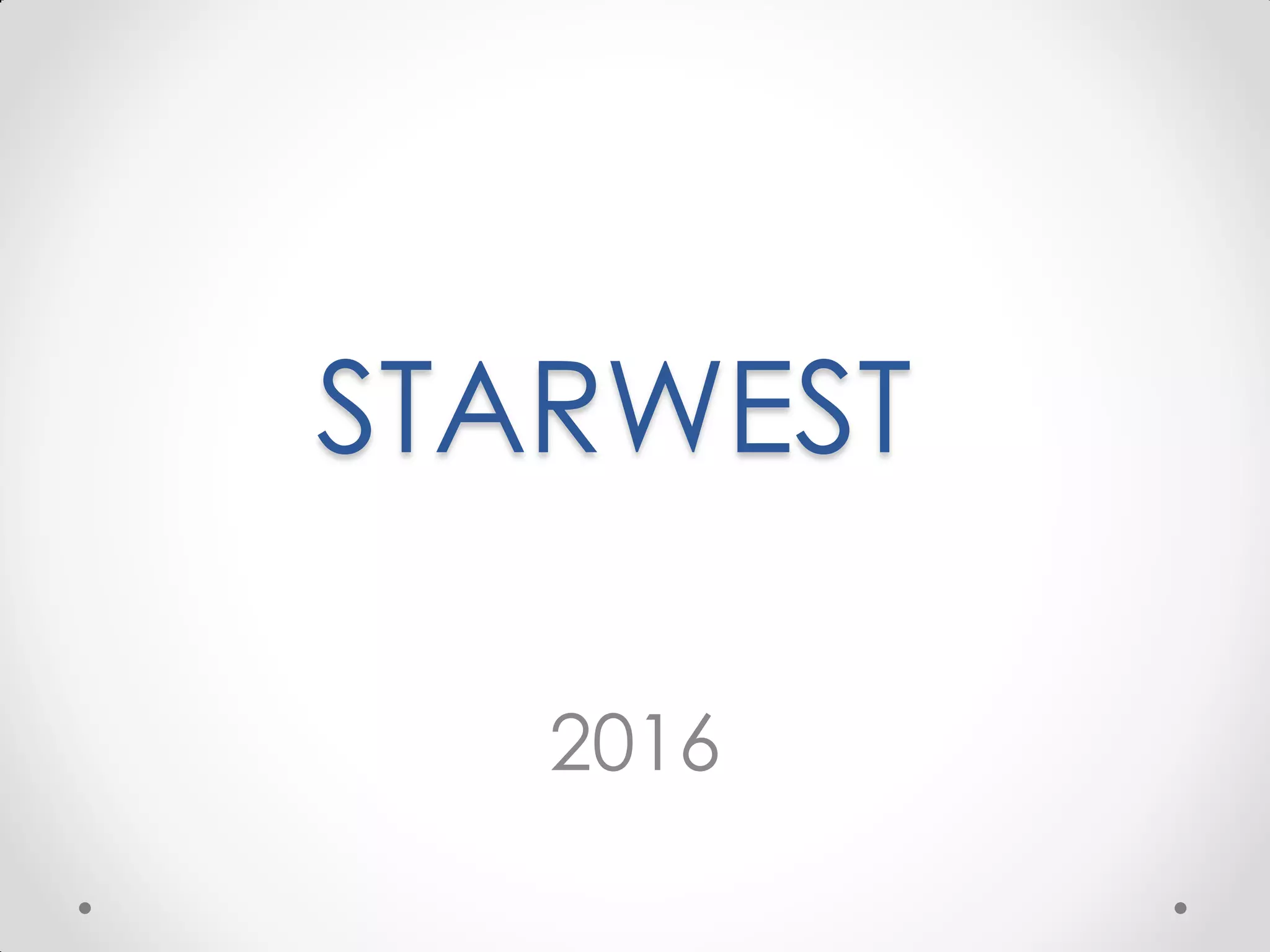 STARWEST 2016 