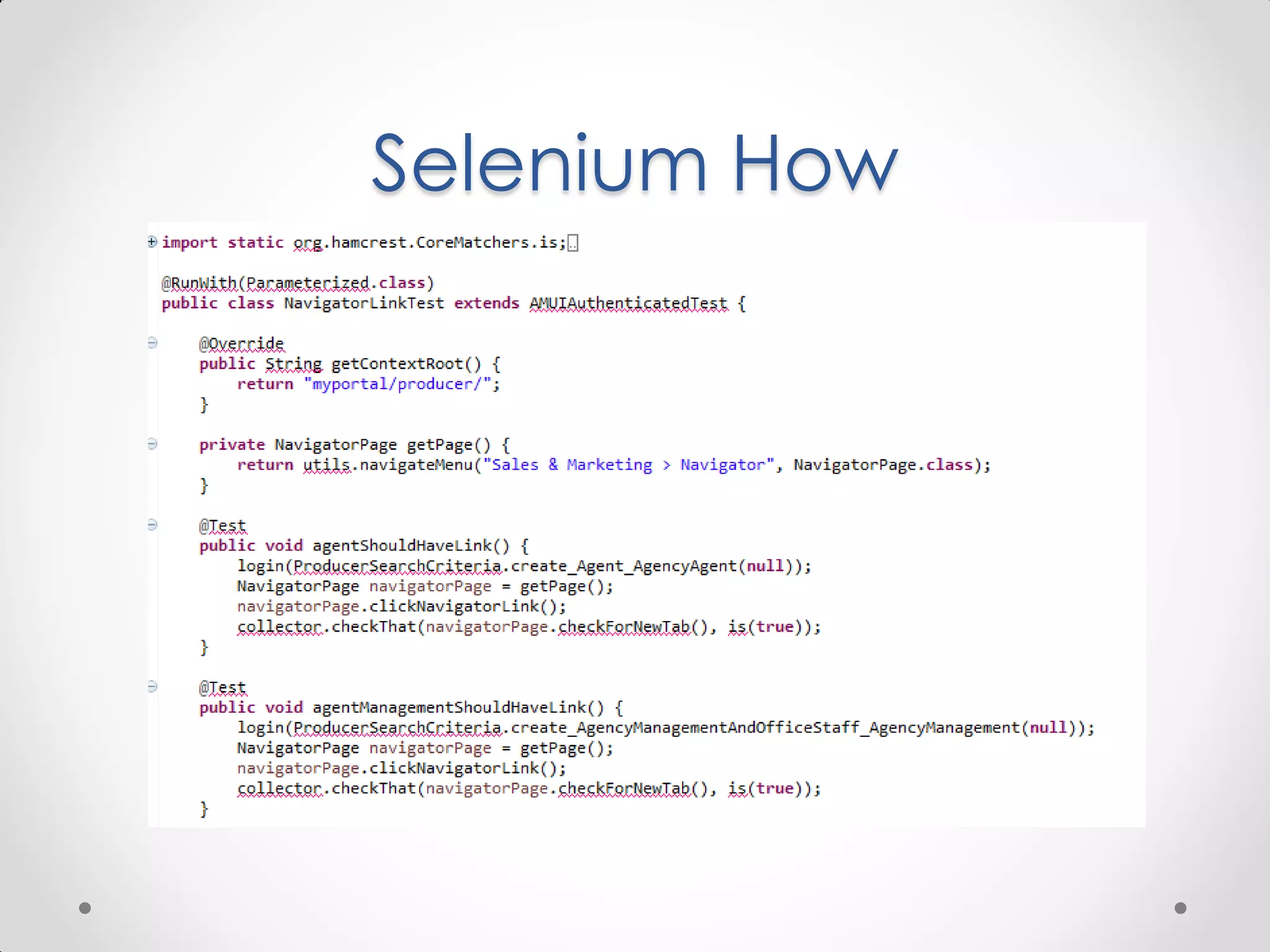 Selenium How 