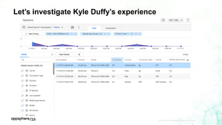 APPDYNAMICS CONFIDENTIAL AND PROPRIETARY 41
Let’s investigate Kyle Duffy’s experience
 
