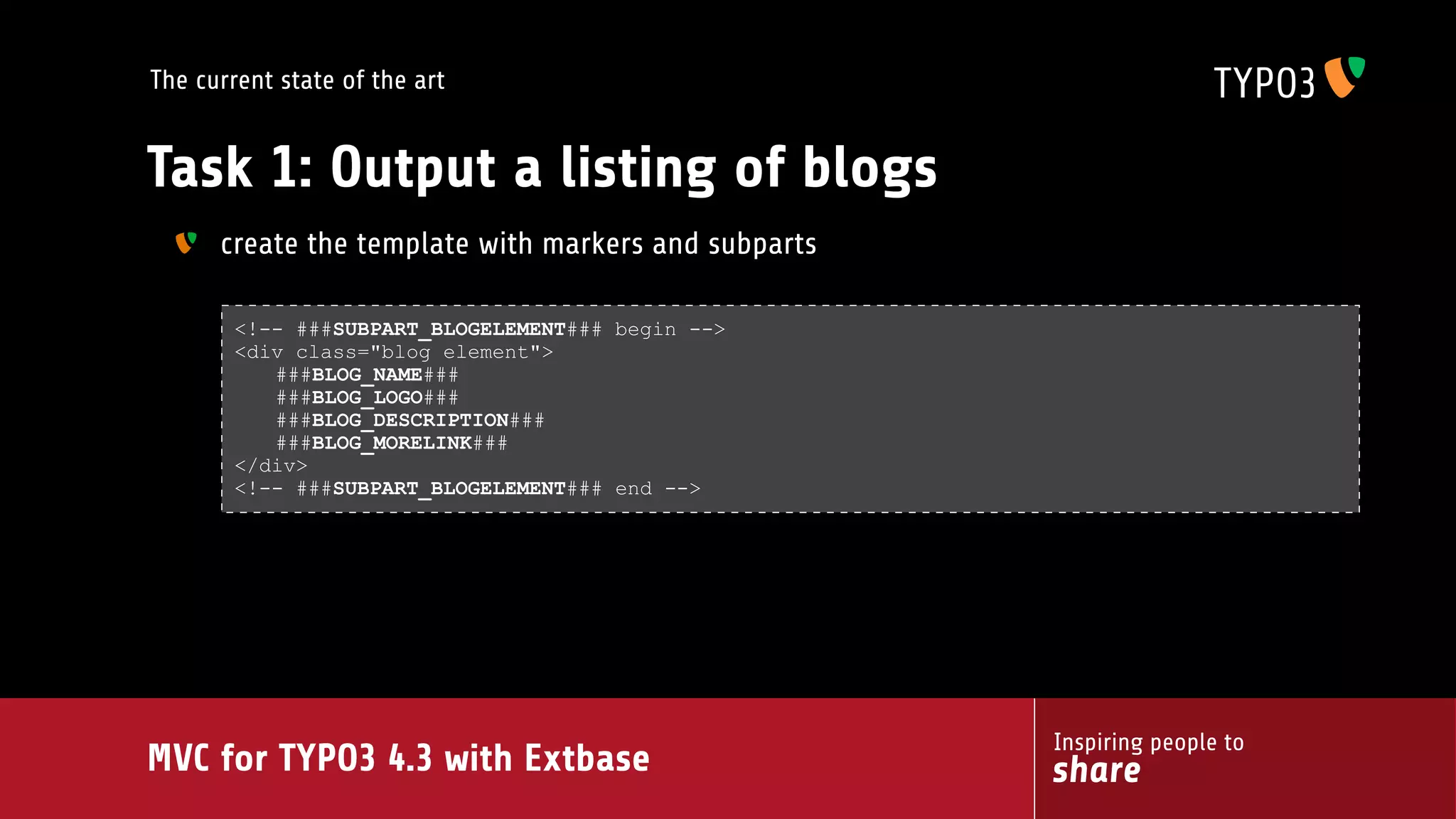 MVC for TYPO3 4.3 with extbase