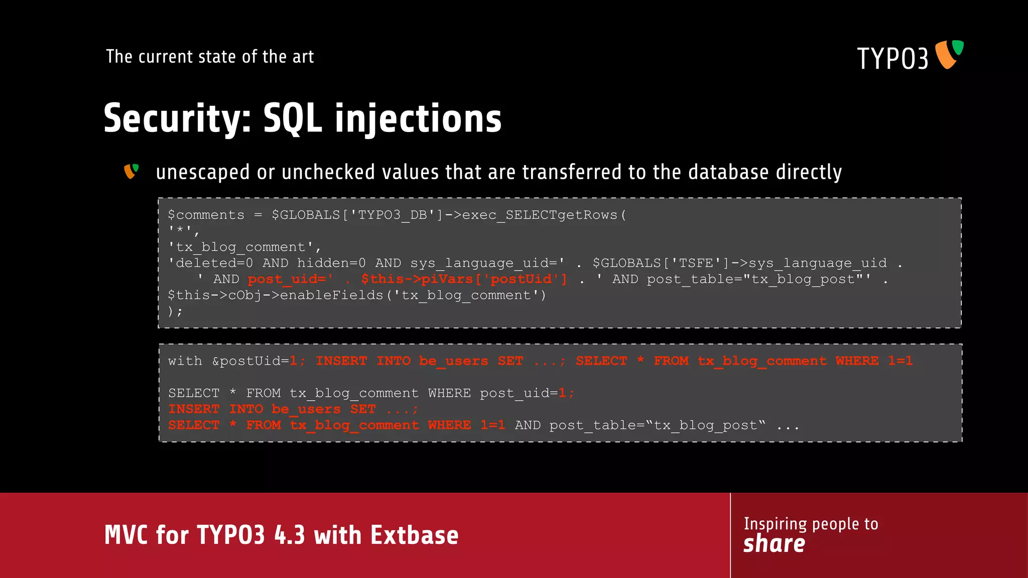 MVC for TYPO3 4.3 with extbase