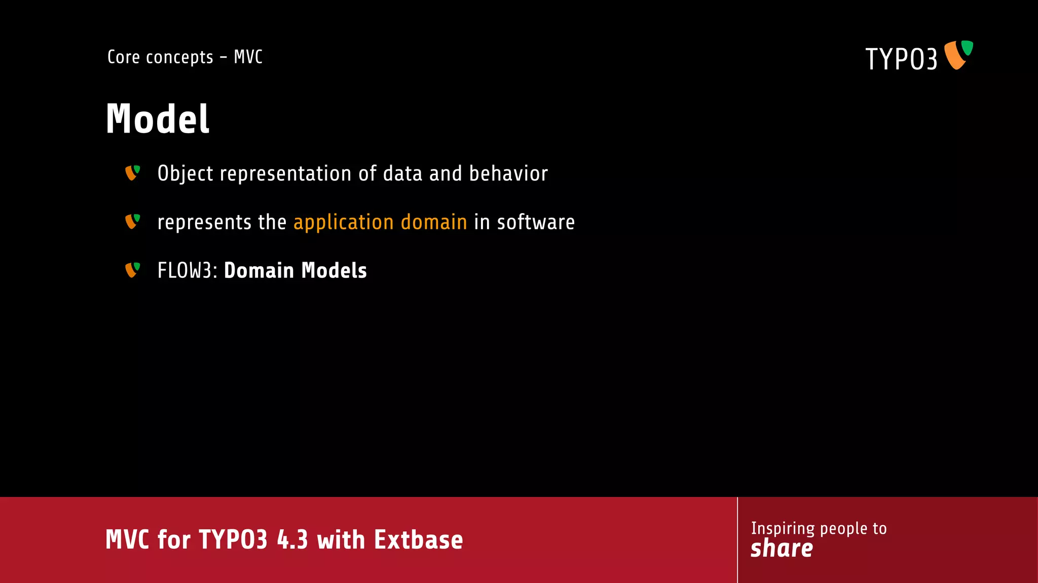 MVC for TYPO3 4.3 with extbase