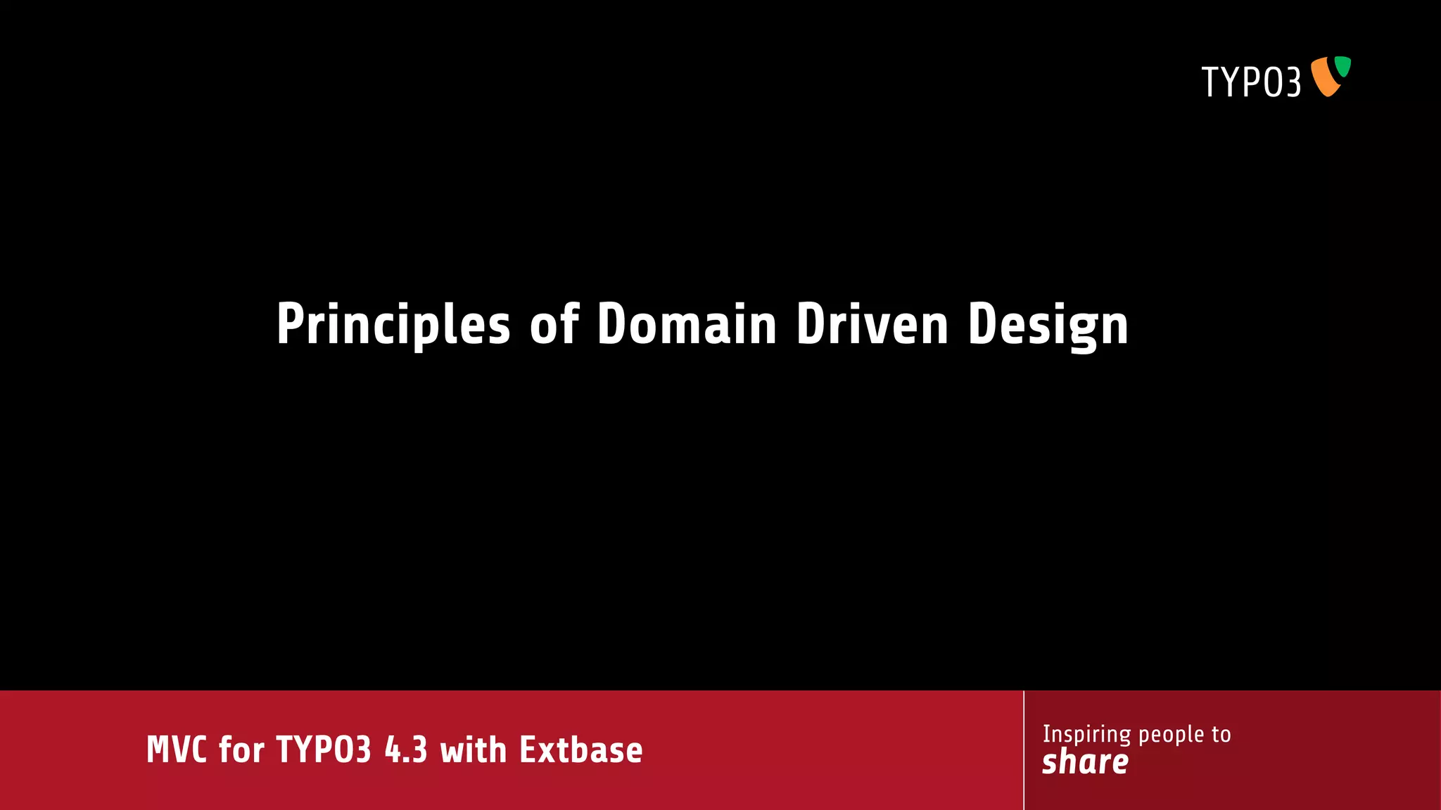 MVC for TYPO3 4.3 with extbase