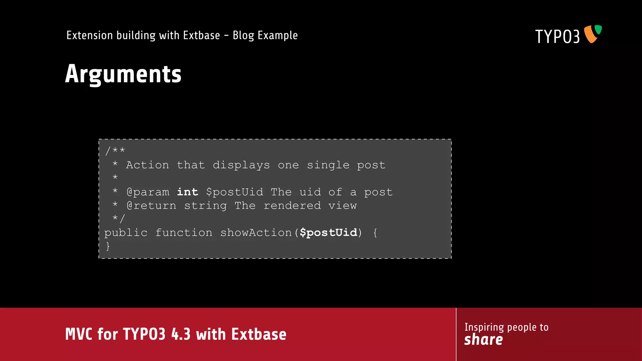 MVC for TYPO3 4.3 with extbase