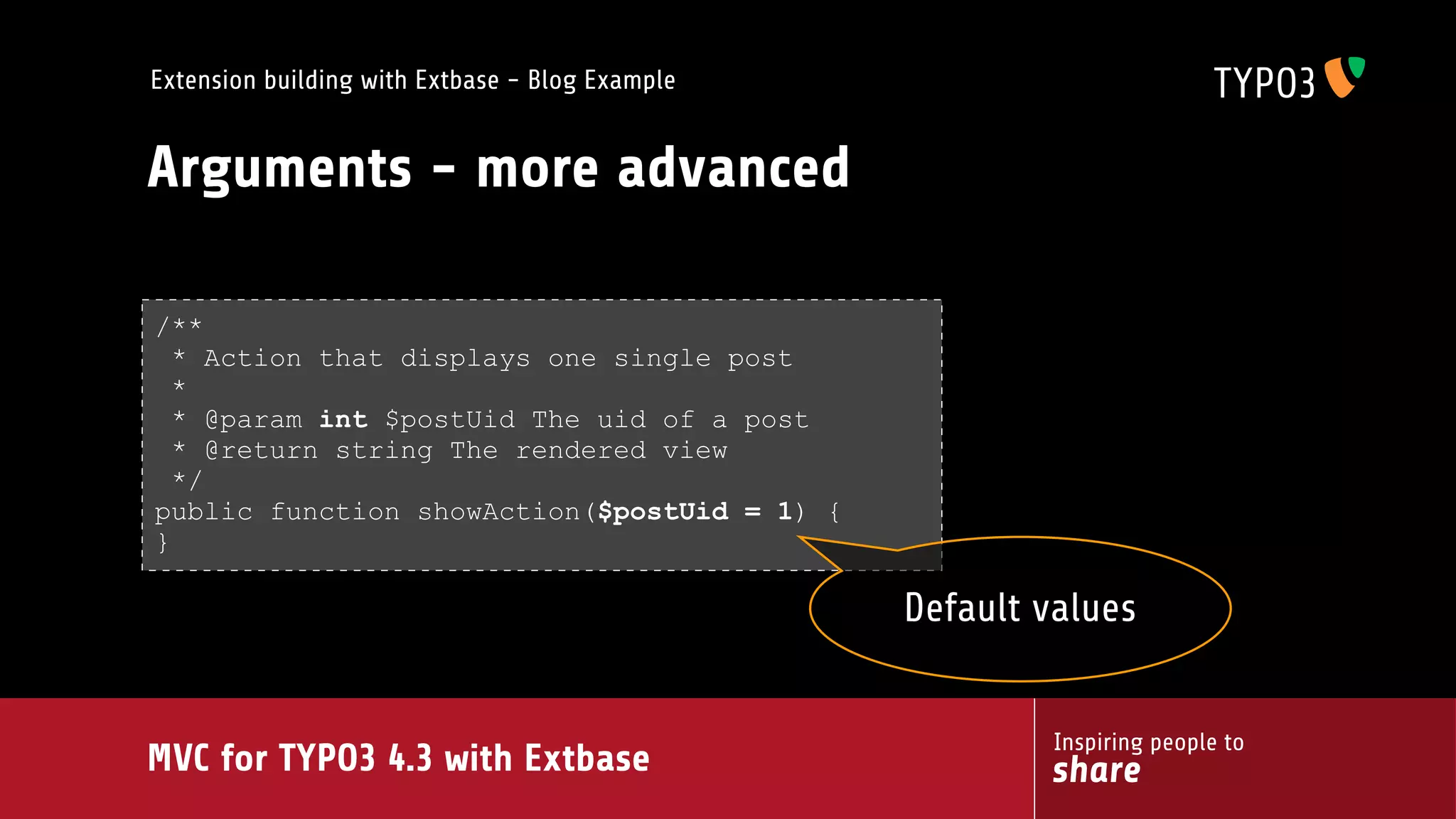 MVC for TYPO3 4.3 with extbase