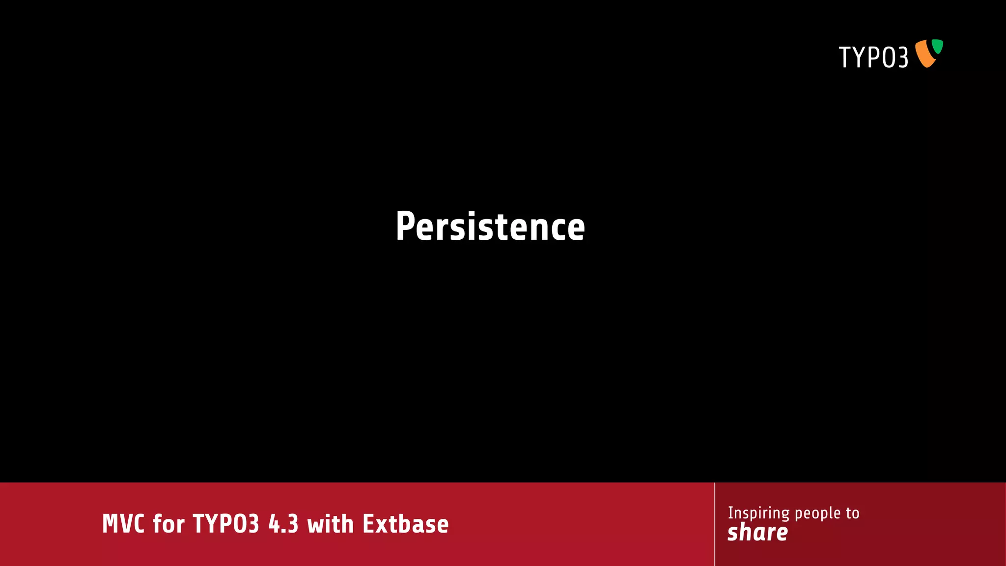 MVC for TYPO3 4.3 with extbase