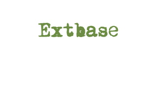 Extbase
 