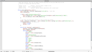 /**
	    * Main news function: calls the init_news() function and decides by the given CODEs which of the
	    * functions to display news should by called.
	    *
	    * @param	 string	    	    $content : function output is added to this
	    * @param	 array	
                    	     $conf : configuration array
	    * @return	string	    	    $content: complete content generated by the tt_news plugin
	    */
	   function main_news($content, $conf) {
	   	    $this->local_cObj = t3lib_div::makeInstance('tslib_cObj'); // Local cObj.
	   	    $this->init($conf);

	   	    if ($this->conf['displayCurrentRecord']) {
	   	    	    $this->config['code'] = $this->conf['defaultCode']?trim($this->conf['defaultCode']):'SINGLE';
	   	    	    $this->tt_news_uid = $this->cObj->data['uid'];
	   	    }

	   	    // get codes and decide which function is used to process the content
	   	    $codes = t3lib_div::trimExplode(',', $this->config['code']?$this->config['code']:$this->conf['defaultCode'], 1);
	   	    if (!count($codes)) { // no code at all
	   	    	    $codes = array();
	   	    	    $noCode = true;
	   	    }

	   	    while (list(, $theCode) = each($codes)) {
	   	    	    $theCode = (string)strtoupper(trim($theCode));
	   	    	    $this->theCode = $theCode;
	   	    	    switch ($theCode) {
	   	    	    	     case 'SINGLE':
	   	    	    	     $content .= $this->displaySingle();
	   	    	    	     break;
	   	    	    	     case 'VERSION_PREVIEW':
	   	    	    	     $content .= $this->displayVersionPreview();
	   	    	    	     break;
	   	    	    	     case 'LATEST':
	   	    	    	     case 'LIST':
	   	    	    	     case 'SEARCH':
	   	    	    	     case 'XML':
	   	    	    	     $content .= $this->displayList();
	   	    	    	     break;
	   	    	    	     case 'AMENU':
	   	    	    	     $content .= $this->newsArchiveMenu();
	   	    	    	     break;
	   	    	    	     case 'CATMENU':
	   	    	    	     $content .= $this->displayCatMenu();
	   	    	    	     break;
	   	    	    	     default:
 