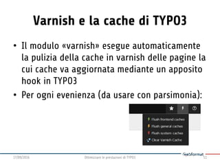 Ottimizzare le prestazioni di TYPO3 Slide 51