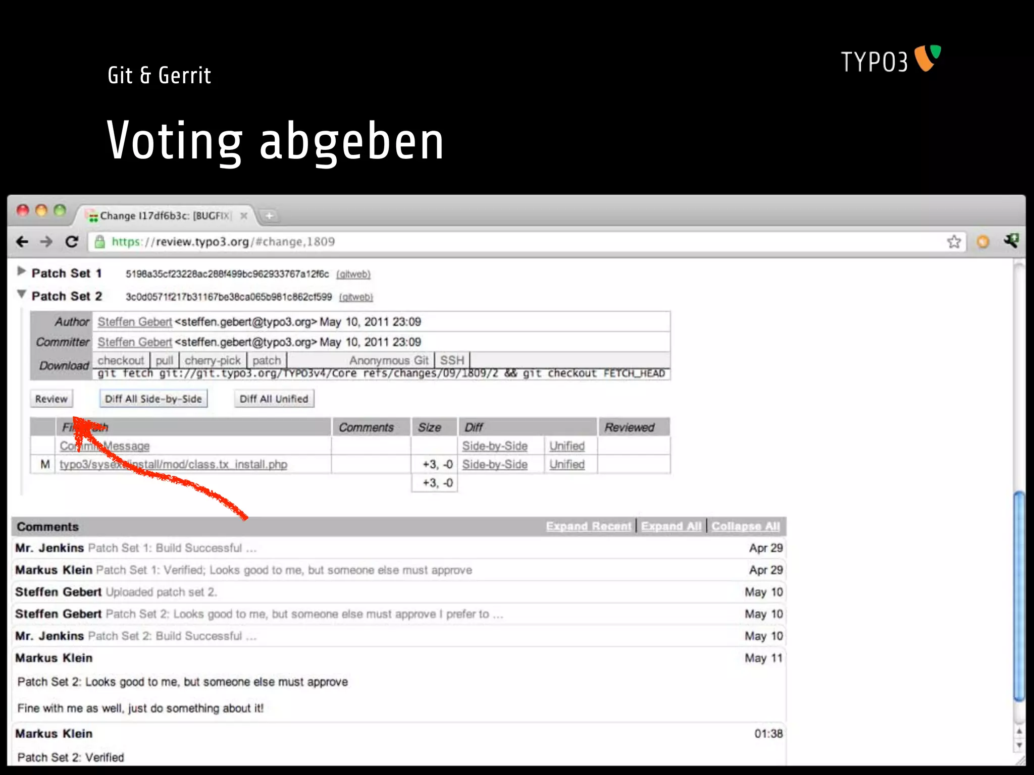 Git & Gerrit


Voting abgeben
 