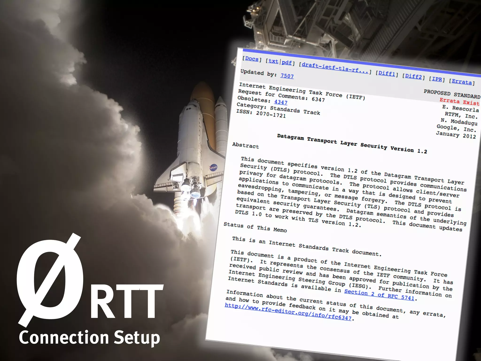 ØRTT
Connection Setup
 