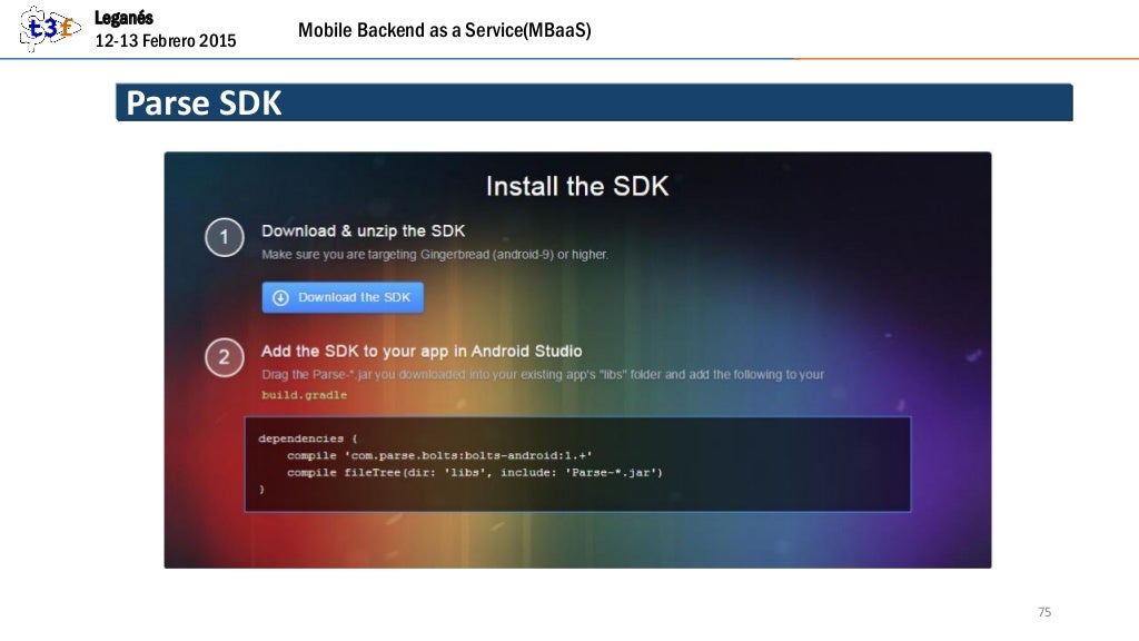Mobile Backend as a Service(MBaaS) Mobile Backend as a Service(MBaaS)