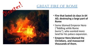 T3 Roman Empire for class 11 or 12 history leason | PPTX
