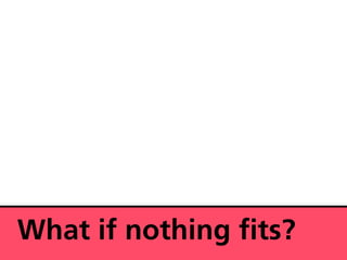What if nothing ts?
 