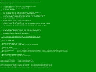 <?php
/***************************************************************
 * Copyright notice
 *
 * (c) 1999-2004 Kasper SkÌ´rhÌüj (kasperYYYY@typo3.com)
 * (c) 2004-2009 Rupert Germann (rupi@gmx.li)
 * All rights reserved
 *
 * This script is part of the TYPO3 project. The TYPO3 project is
 * free software; you can redistribute it and/or modify
 * it under the terms of the GNU General Public License as published by
 * the Free Software Foundation; either version 2 of the License, or
 * (at your option) any later version.
 *
 * The GNU General Public License can be found at
 * http://www.gnu.org/copyleft/gpl.html.
 * A copy is found in the textfile GPL.txt and important notices to the license
 * from the author is found in LICENSE.txt distributed with these scripts.
 *
 *
 * This script is distributed in the hope that it will be useful,
 * but WITHOUT ANY WARRANTY; without even the implied warranty of
 * MERCHANTABILITY or FITNESS FOR A PARTICULAR PURPOSE. See the
 * GNU General Public License for more details.
 *
 * This copyright notice MUST APPEAR in all copies of the script!
 ***************************************************************/
/**
 * class.tx_ttnews.php
 *
 * versatile news system for TYPO3.
 * $Id: class.tx_ttnews.php 27058 2009-11-27 12:24:02Z rupi $
 *
 * TypoScript setup:
 * @See ext/tt_news/pi/static/ts_new/setup.txt
 * @See tt_news Manual: 	 http://typo3.org/documentation/document-library/extension-manuals/tt_news/current/
 * @See TSref: 	 	    	    http://typo3.org/documentation/document-library/references/doc_core_tsref/current/
 *
 * @author Rupert Germann <rupi@gmx.li>
 * @co-author Ingo Renner <typo3@ingo-renner.com>
 */

require_once (PATH_tslib . 'class.tslib_pibase.php');
require_once (PATH_t3lib . 'class.t3lib_htmlmail.php');

require_once (t3lib_extMgm::extPath('tt_news') . 'lib/class.tx_ttnews_catmenu.php');
require_once (t3lib_extMgm::extPath('tt_news') . 'lib/class.tx_ttnews_helpers.php');
require_once (t3lib_extMgm::extPath('tt_news') . 'lib/class.tx_ttnews_cache.php');
 