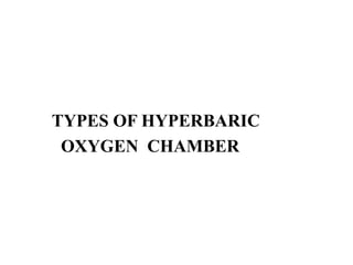 Hyperbaric oxygen ppt | PPTX