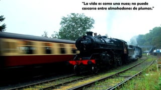 "La vida es como una nuez; no puede
cascarse entre almohadones de plumas."
 