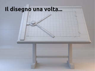 Il disegno una volta...
 