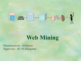 Web Mining
Presentation by : M.Hayeri
Supervisor : Dr. M.Ahangaran
 