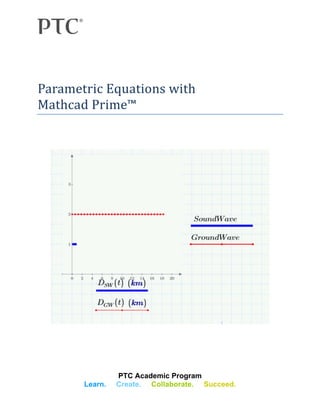 PTC Academic Program
Learn. Create. Collaborate. Succeed.
Parametric Equations with
Mathcad Prime™
 