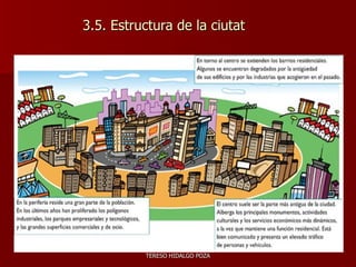 3.5. Estructura de la ciutat TERESO HIDALGO POZA 