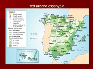 Red urbana espanyola 