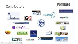 Contributors
Slide credit: Mélanie Courtot, Ph.D.
 