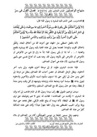 منهاج الواصلين لفضيلة الشيخ / فوزى محمد أبوزيد