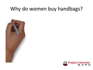 Why do women buy handbags?
 